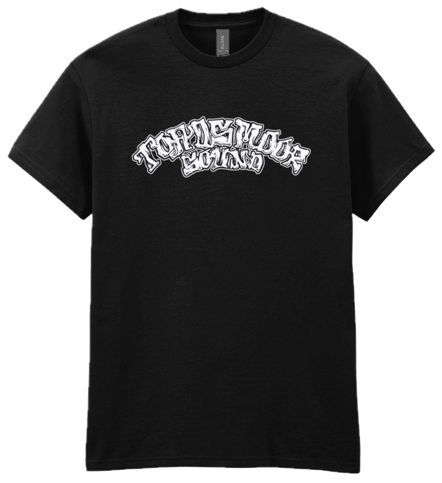 Toadsmoor Sound Centre Chest Tag - Black Unisex T-shirt