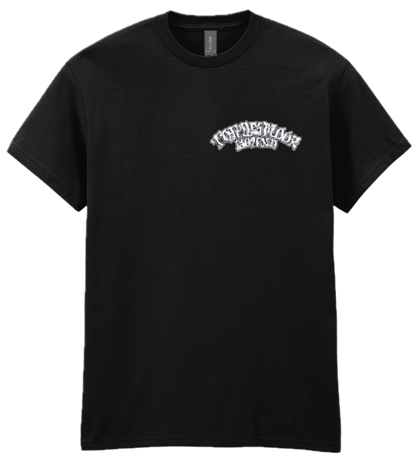 Toadsmoor Sound Left Chest Tag - Black Unisex T-shirt