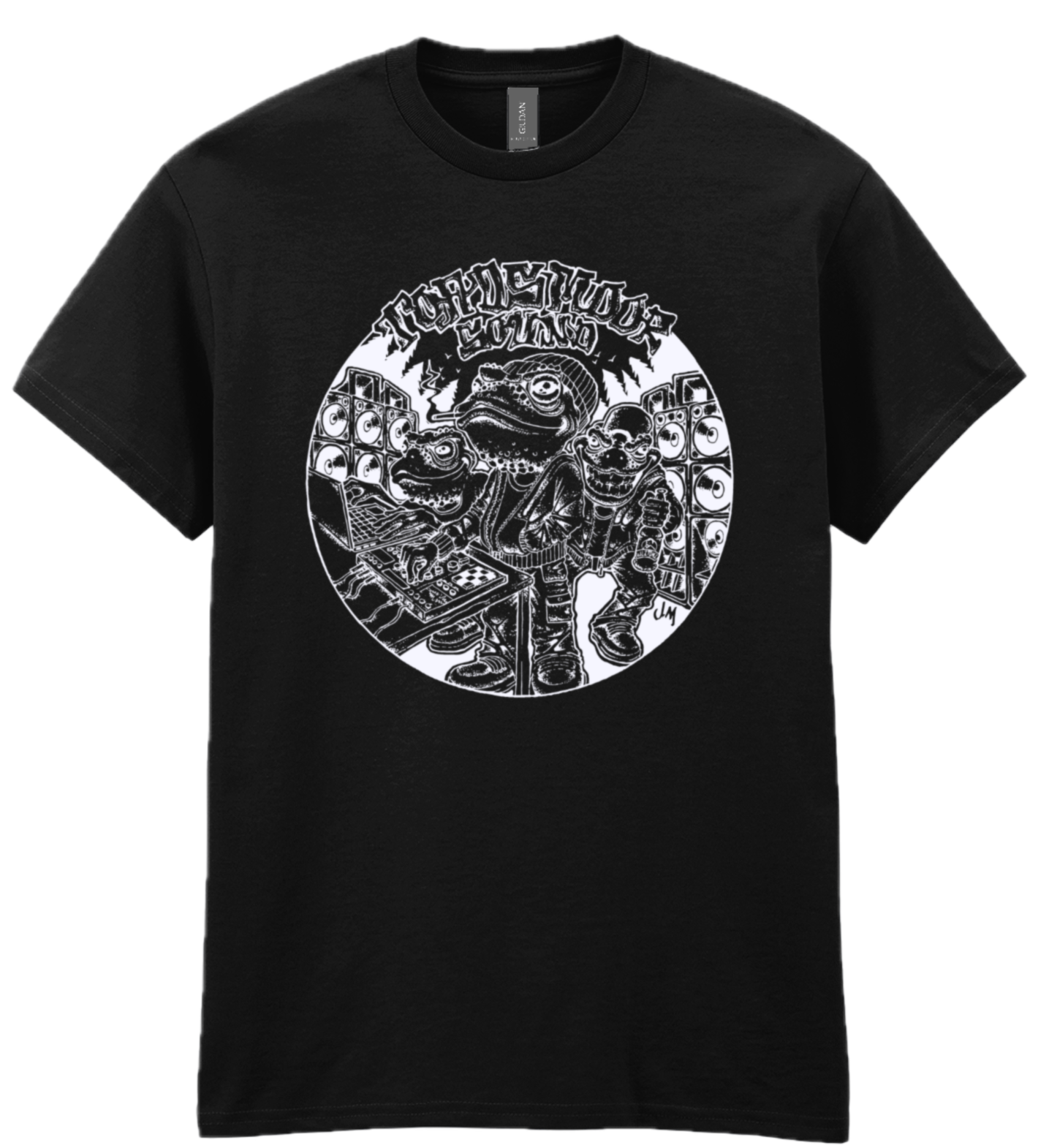 Toadsmoor Sound Centre Chest Logo - Black Unisex T-shirt