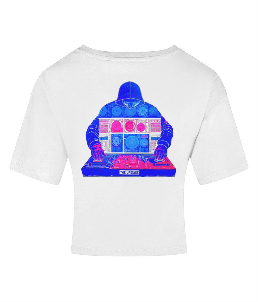 Upstage: Music Machine back 14+/Adults Cropped top