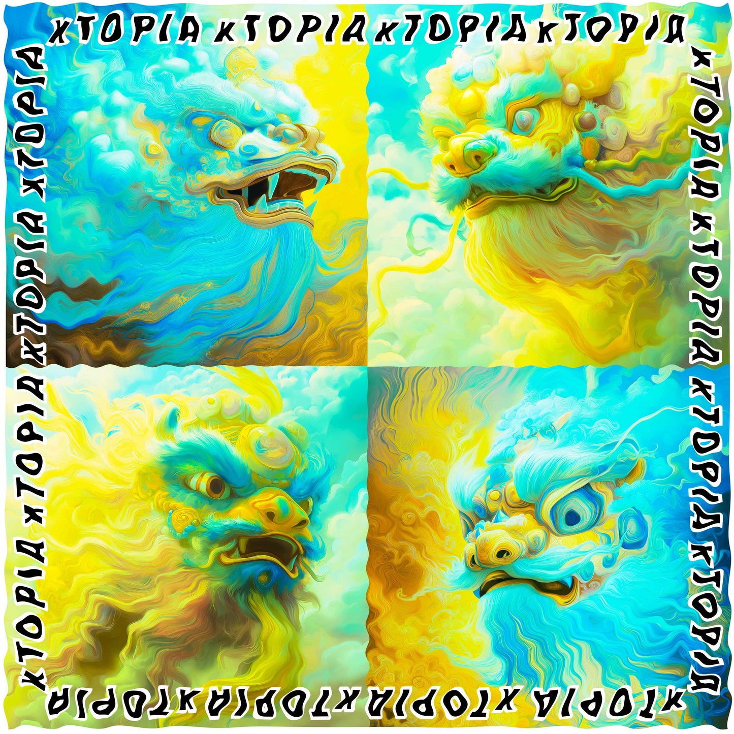 Psychedelic Lion Dance - Spring Fresh - Adult T-shirt (Ltd-Ed)