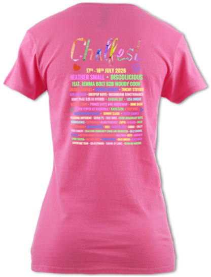 Chalfest '26: Unified Pastels - Women's scoop-neck T-shirt