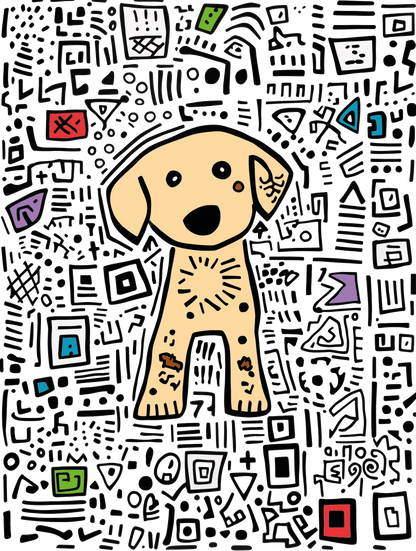 Puppy Doodle Baby Bodysuit