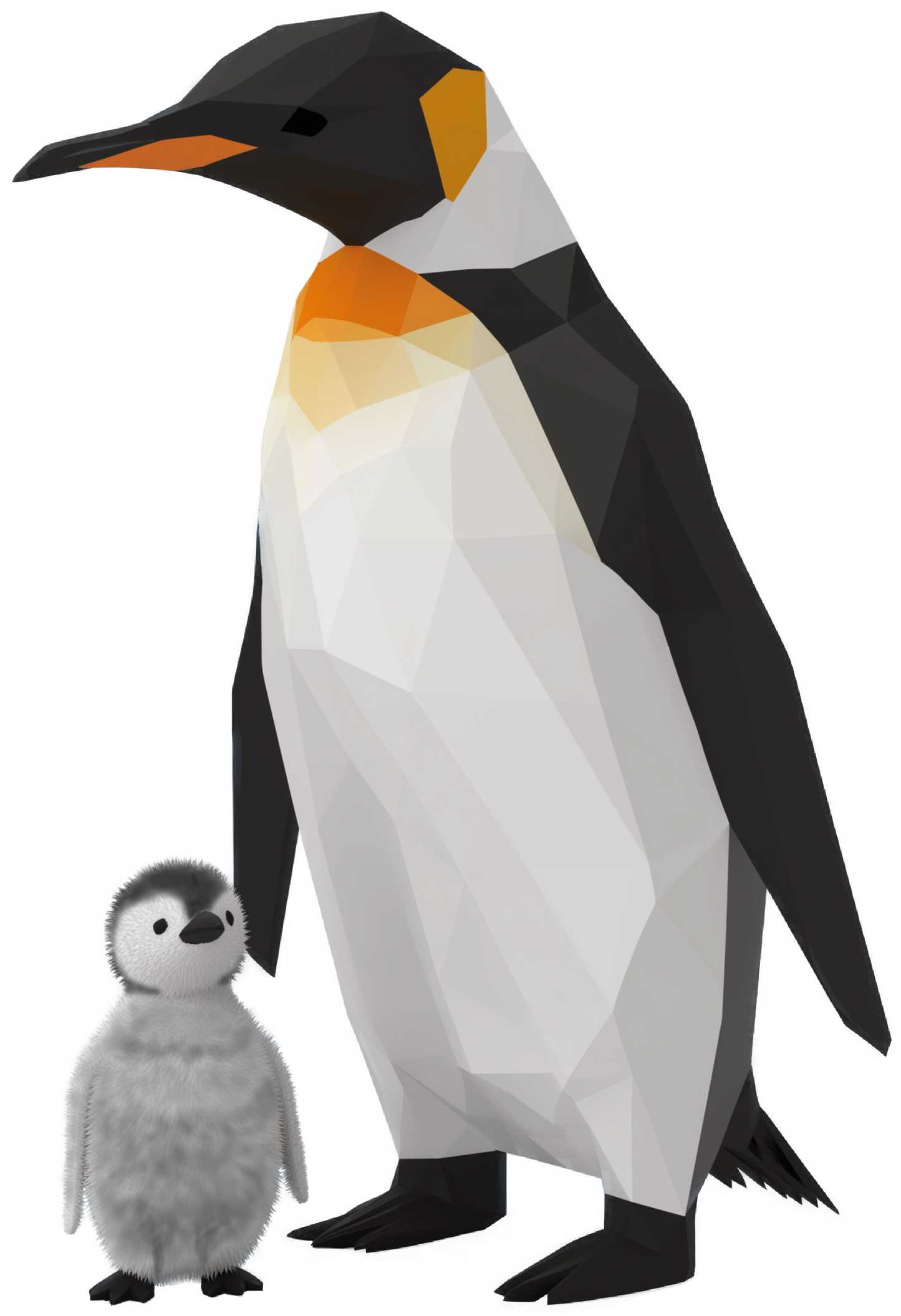 Emperor Penguin Iso Baby Bodysuit