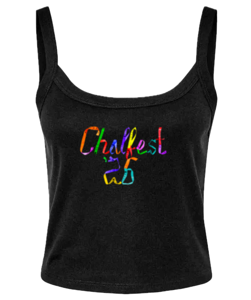 Chalfest '26: Unified Carnival - Women's micro rib spaghetti strap tank
