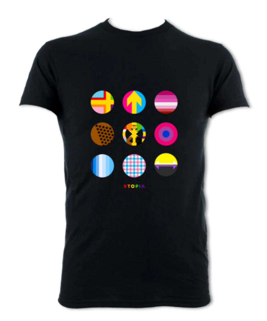 Pride Retro Spots - T-shirt