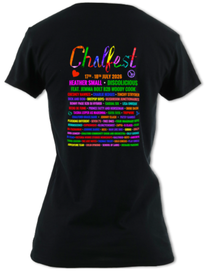 Chalfest '26: Unified Carnival - Women's scoop-neck T-shirt
