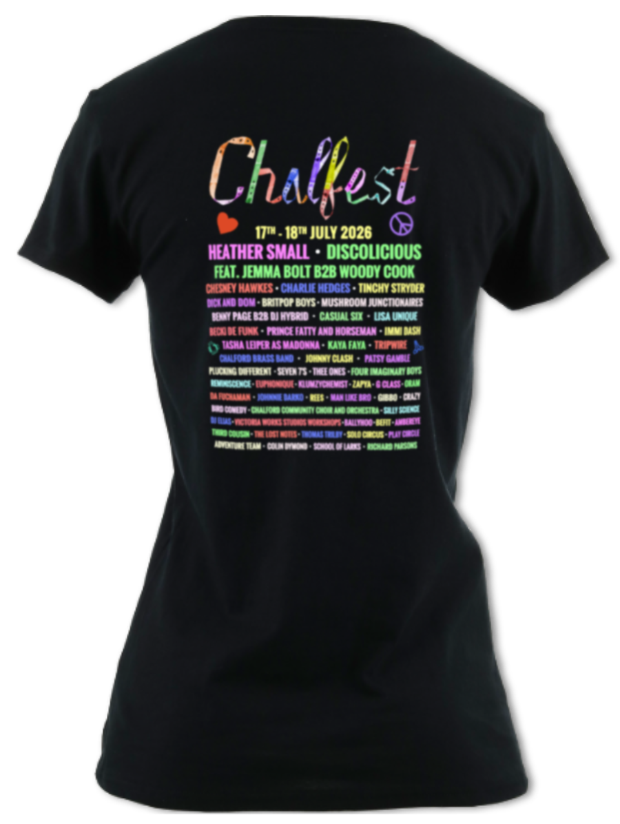 Chalfest '26: Unified Pastels - Women's scoop-neck T-shirt