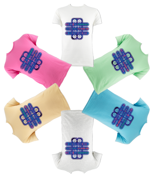 Breaks in Deep Blue Adults T-shirt