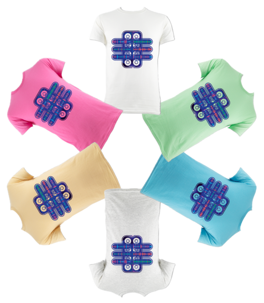 Breaks in Deep Blue Adults T-shirt