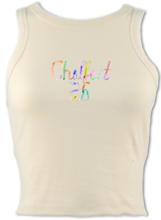 Chalfest '26: Unified Pastels - Women's micro-rib racer tank