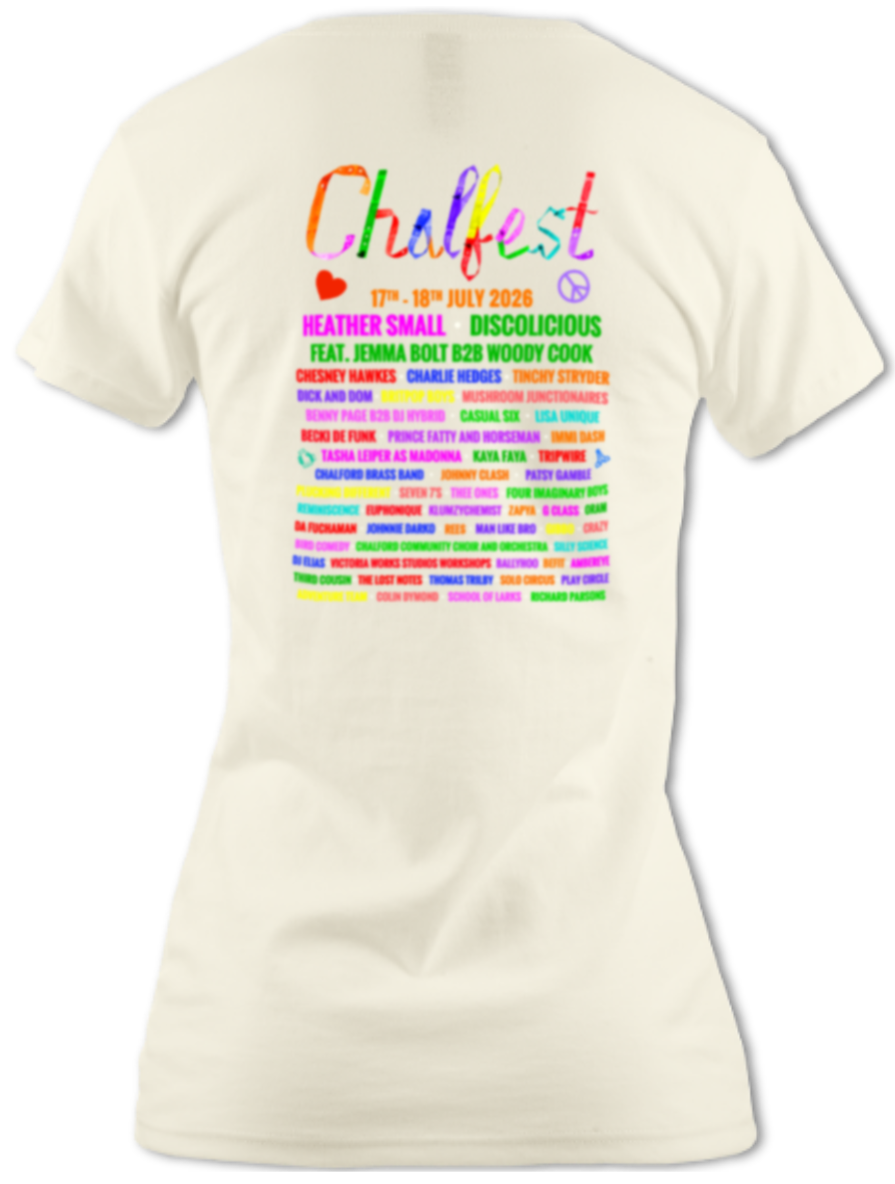 Chalfest '26: Unified Carnival - Women's scoop-neck T-shirt