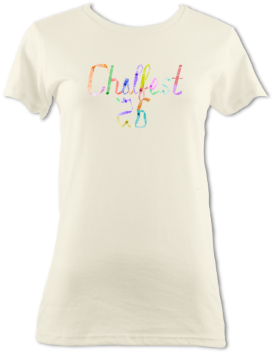Chalfest '26: Unified Pastels - Women's scoop-neck T-shirt
