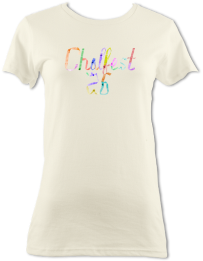 Chalfest '26: Unified Pastels - Women's scoop-neck T-shirt