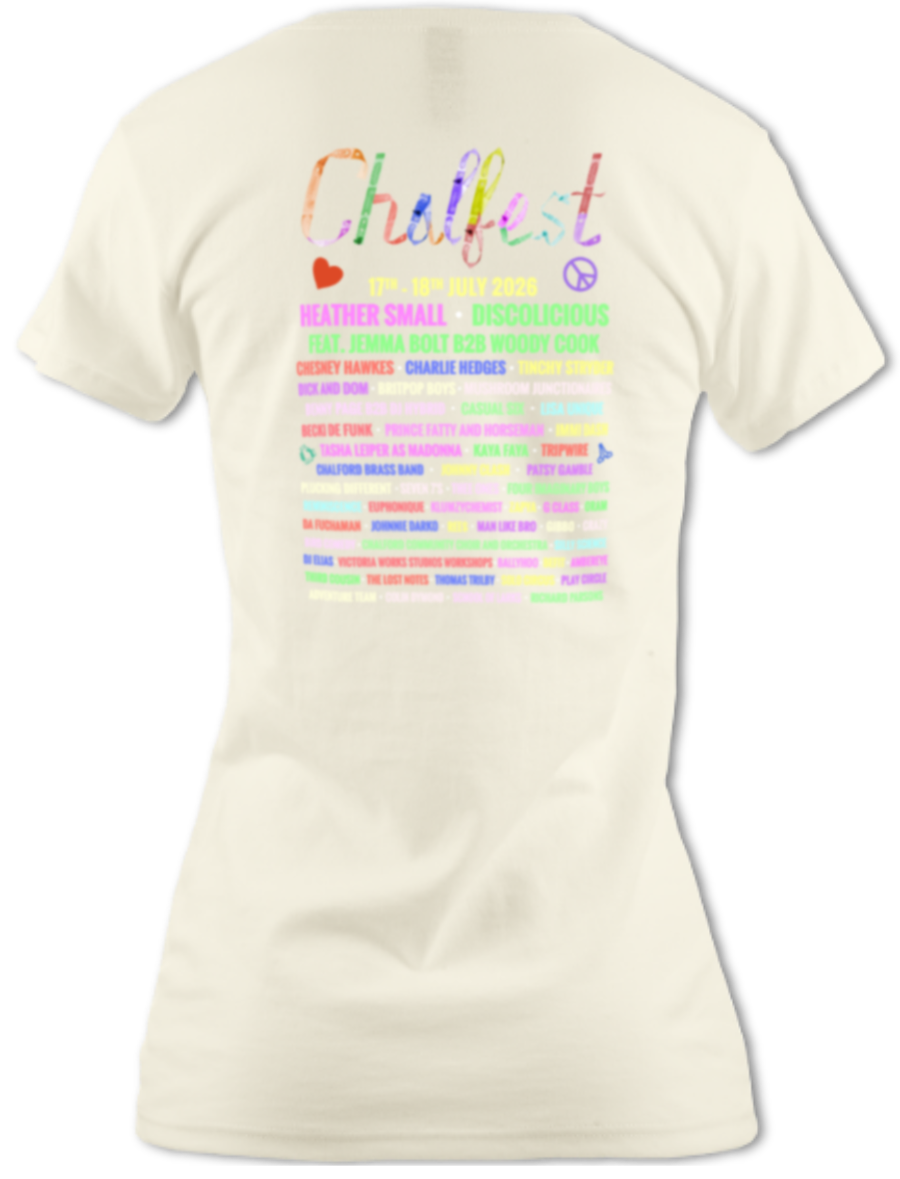 Chalfest '26: Unified Pastels - Women's scoop-neck T-shirt