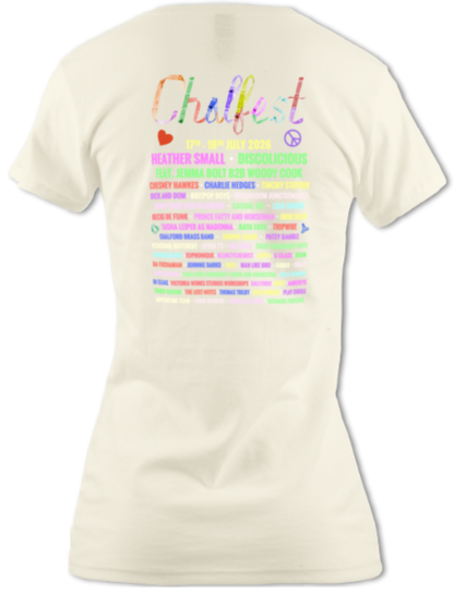 Chalfest '26: Unified Pastels - Women's scoop-neck T-shirt