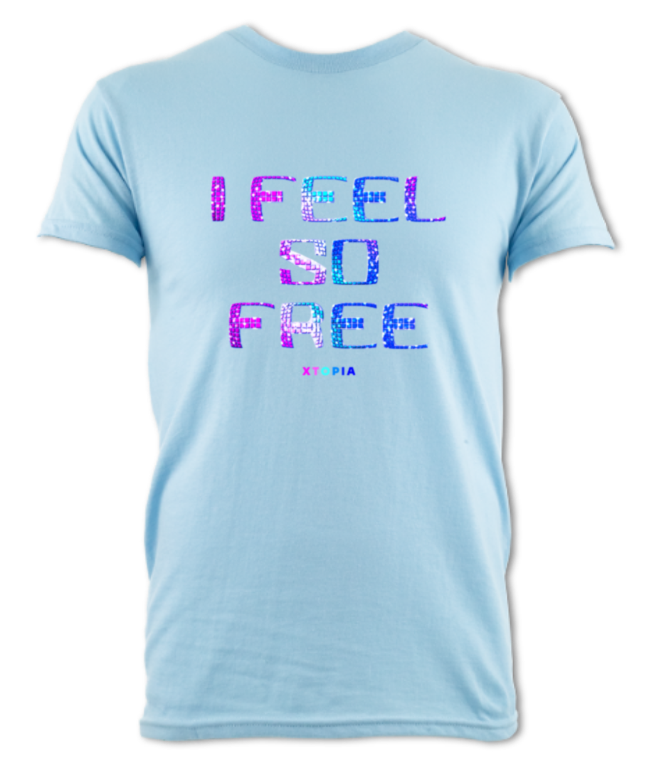 I Feel So Free (Blue Raspberry) - Unisex T-shirt