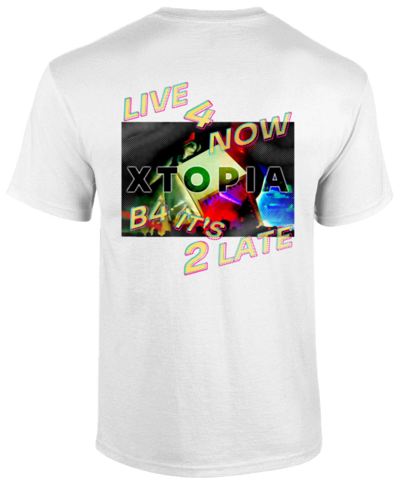 HX Live42Day: Monochrome Unisex Adults T-shirt