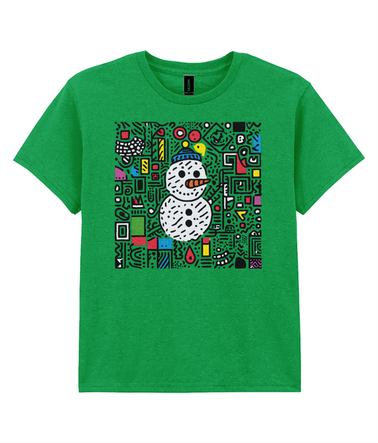 Doodle-land: Snowman - Child T-shirt