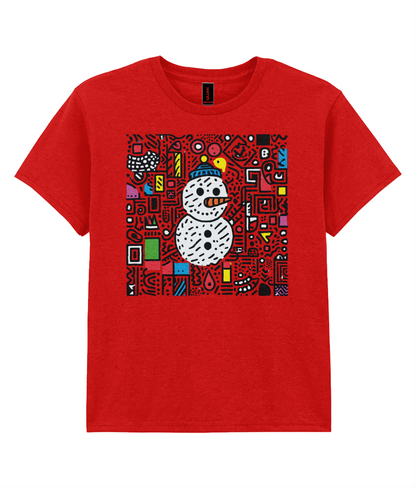 Doodle-land: Snowman - Child T-shirt
