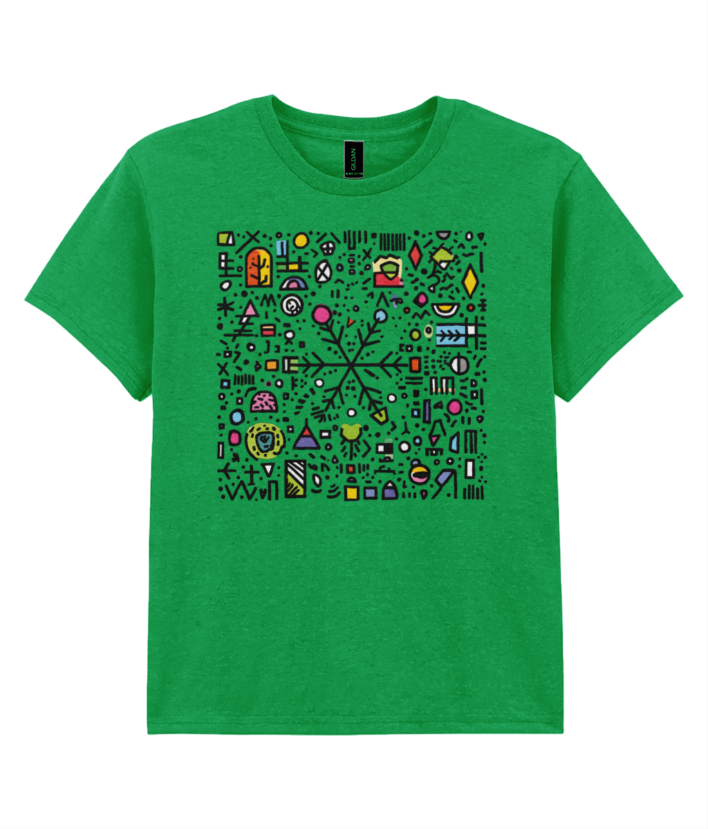 Doodle-land: Snowflake - Child T-shirt