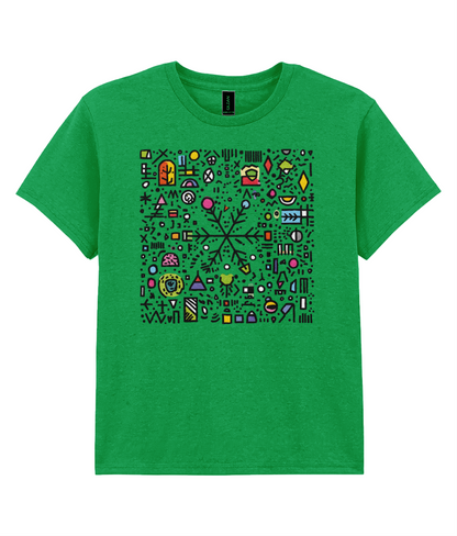 Doodle-land: Snowflake - Child T-shirt