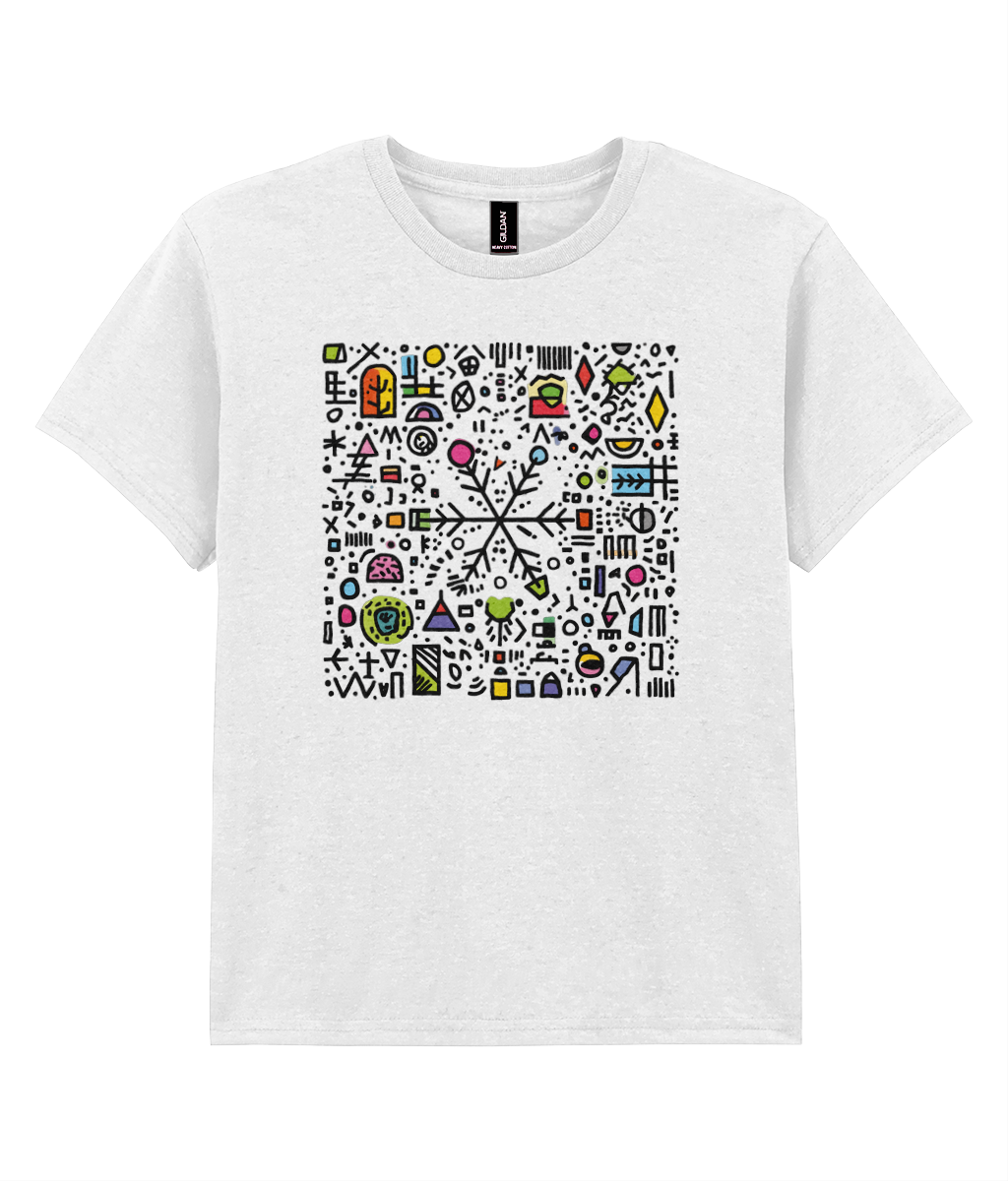 Doodle-land: Snowflake - Child T-shirt