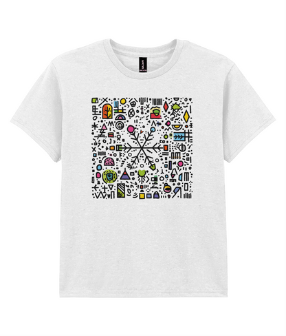 Doodle-land: Snowflake - Child T-shirt