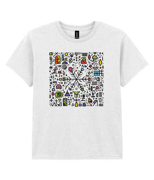 Doodle-land: Snowflake - Child T-shirt