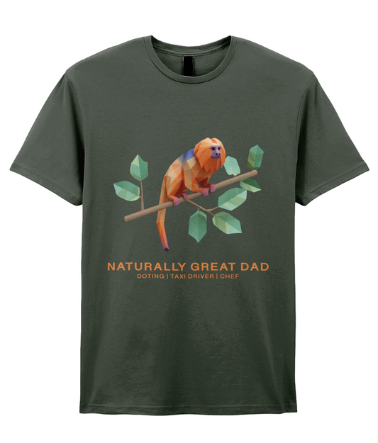 Golden Lion Tamarin Dad 1 - Adult T-shirt