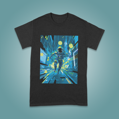 Dystopian Chase Adult T-shirt - Frozen