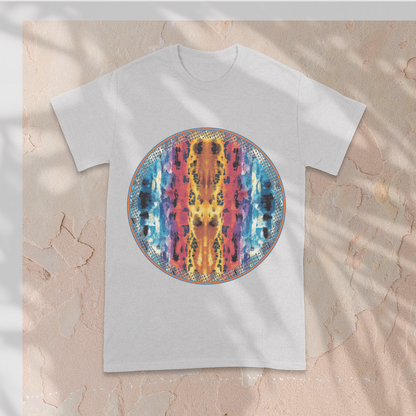 Rainbow Leopard Camouflage Adult T-shirt
