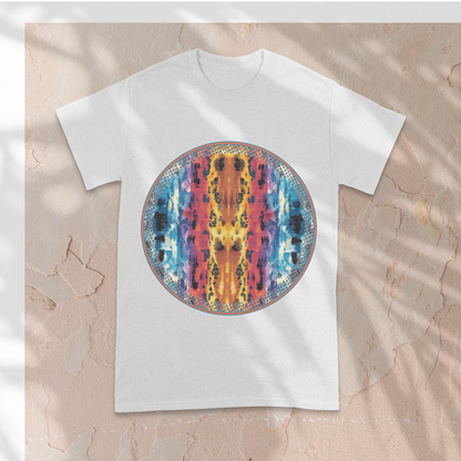 Rainbow Leopard Camouflage Adult T-shirt