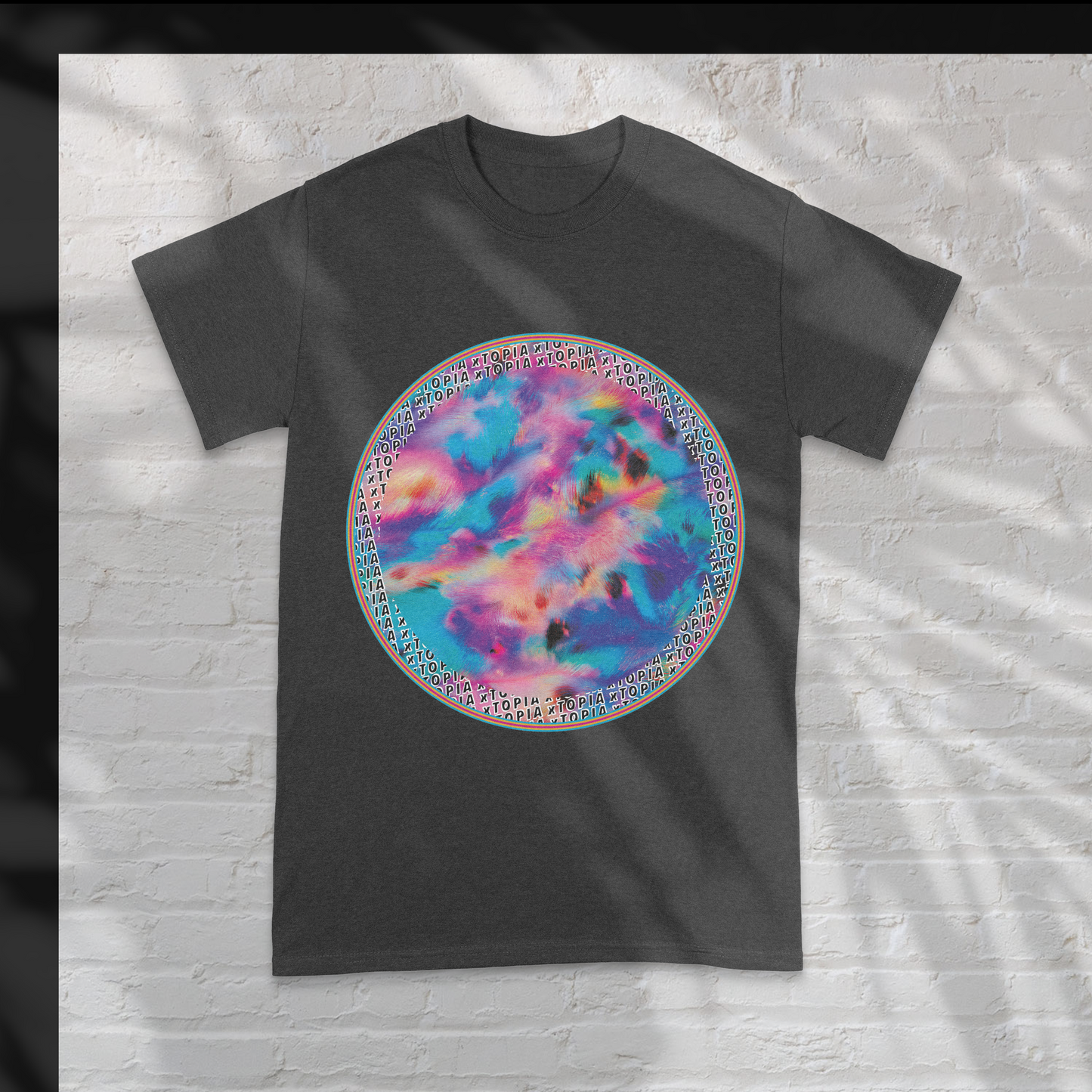 Iridescent Leopard Camouflage Adult T-shirt
