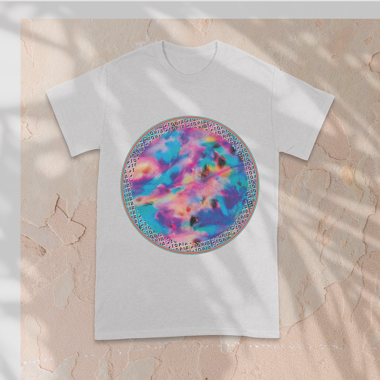 Iridescent Leopard Camouflage Adult T-shirt