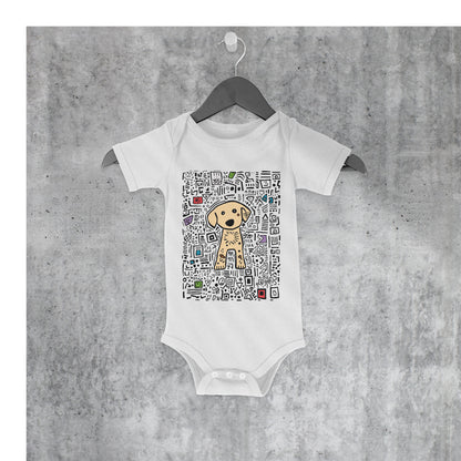 Puppy Doodle Baby Bodysuit