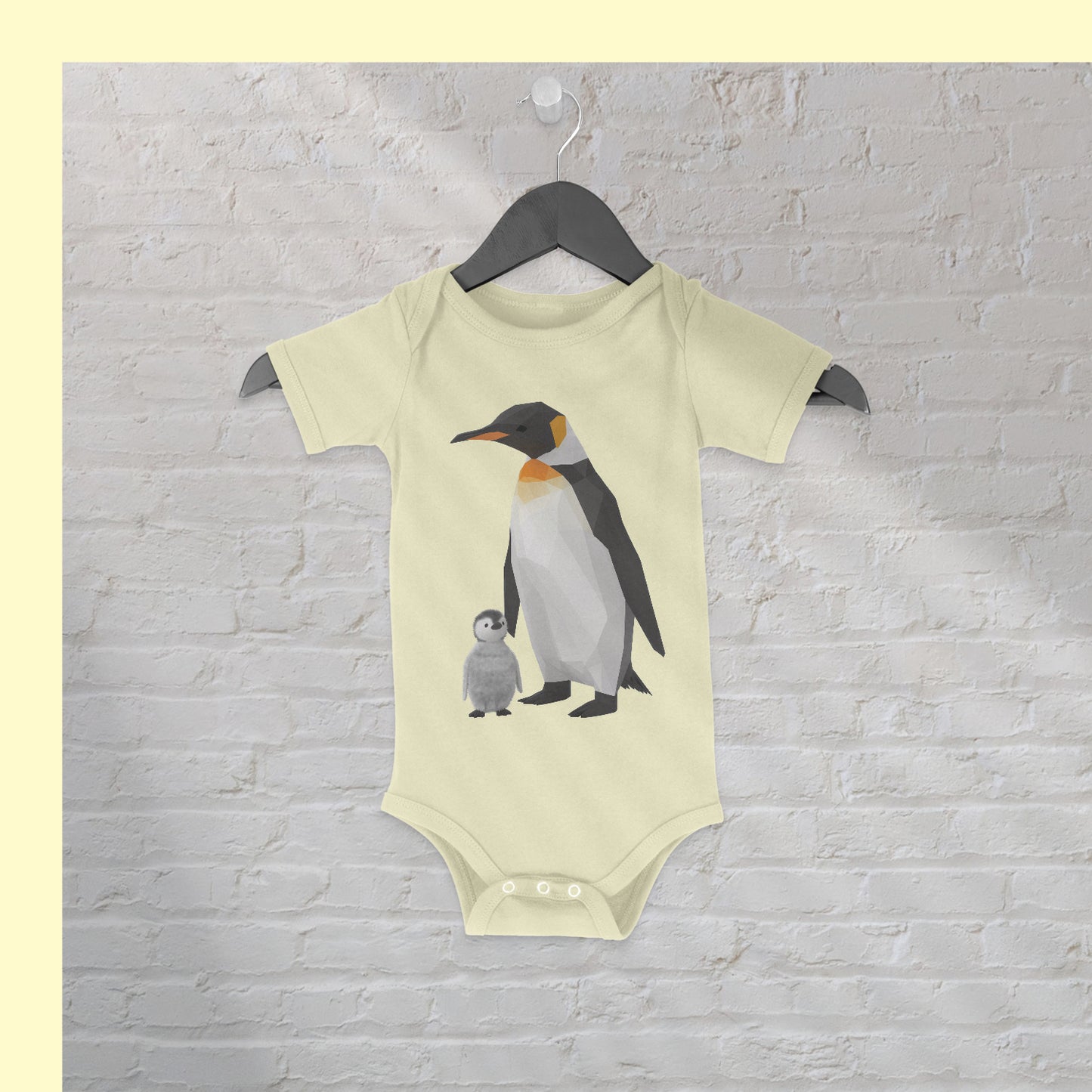 Emperor Penguin Iso Baby Bodysuit