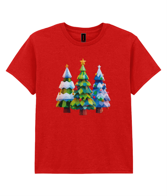Isometric Xmas: Trees - Child T-shirt