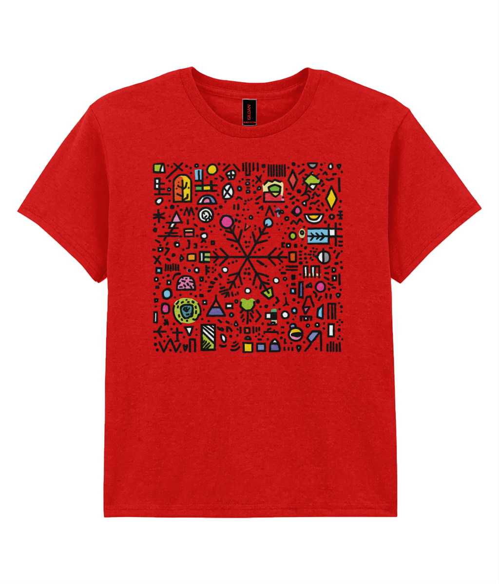 Doodle-land: Snowflake - Child T-shirt