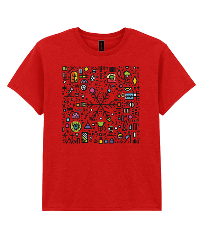 Doodle-land: Snowflake - Child T-shirt