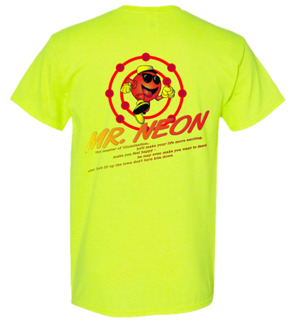 Mr Neon Unisex Adults T-shirt