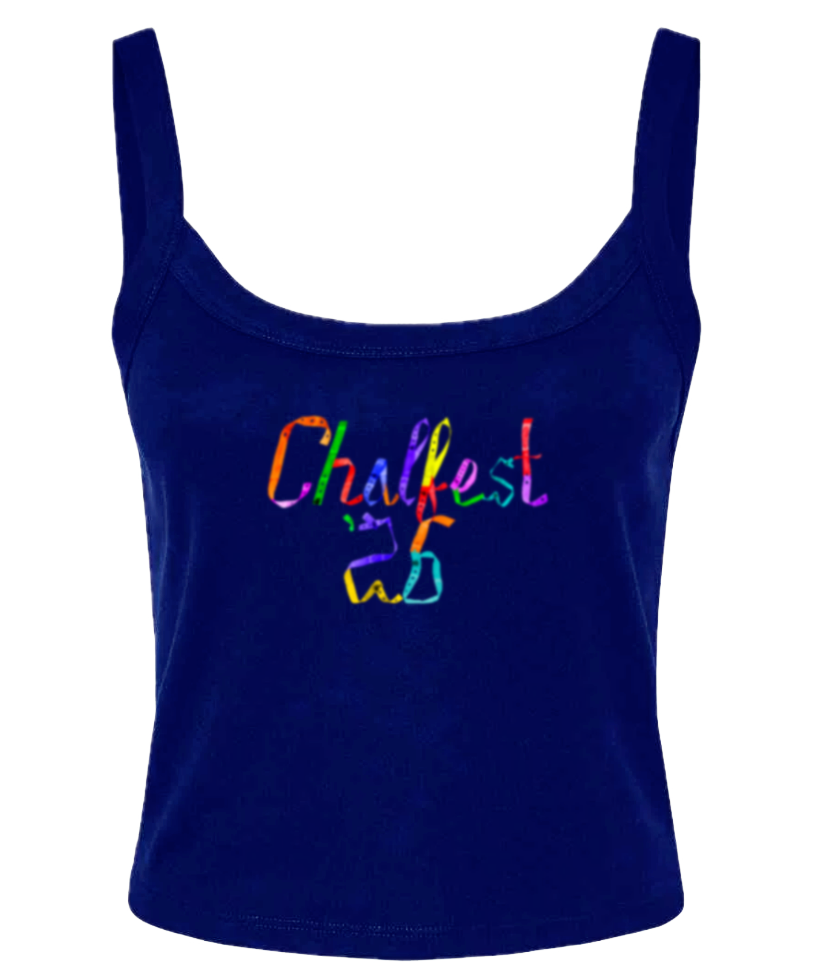 Chalfest '26: Unified Carnival - Women's micro rib spaghetti strap tank