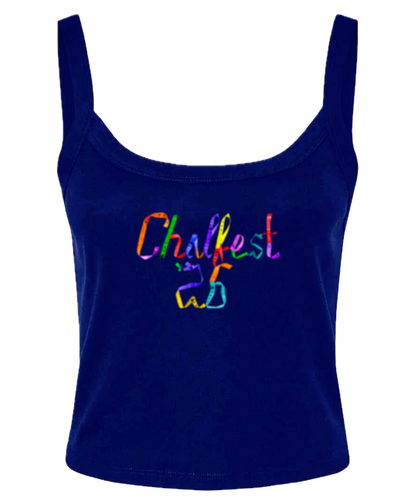 Chalfest '26: Unified Carnival - Women's micro rib spaghetti strap tank