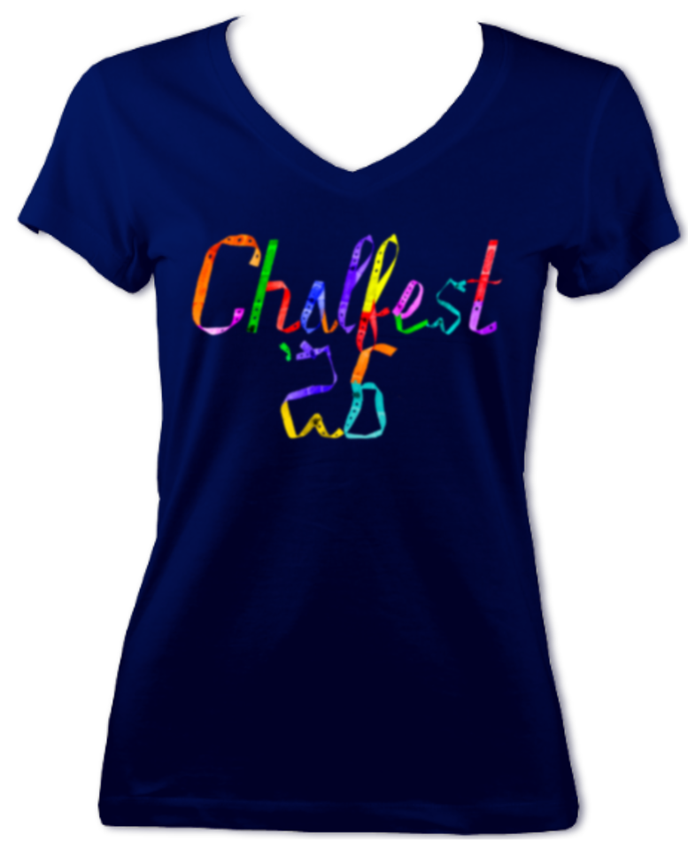 Chalfest '26: Unified Carnival - Women's Fitted V-neck T-shirt