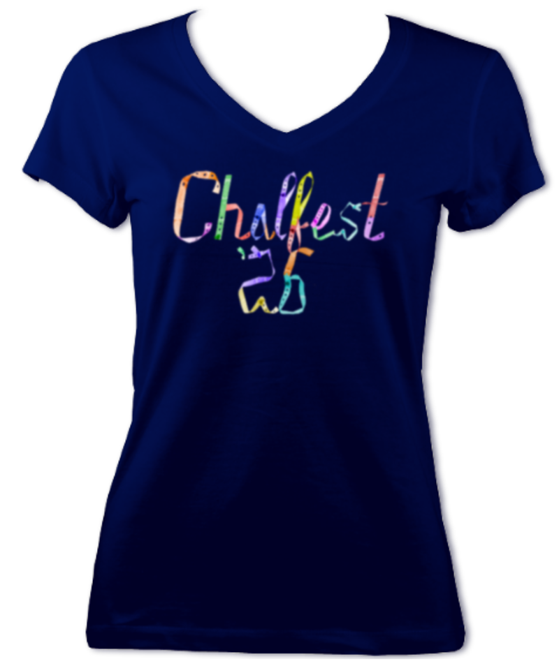 Chalfest '26: Unified Pastels - Women's Fitted V-neck T-shirt