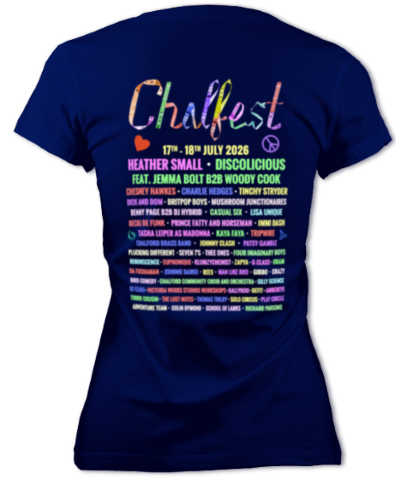 Chalfest '26: Unified Pastels - Women's Fitted V-neck T-shirt