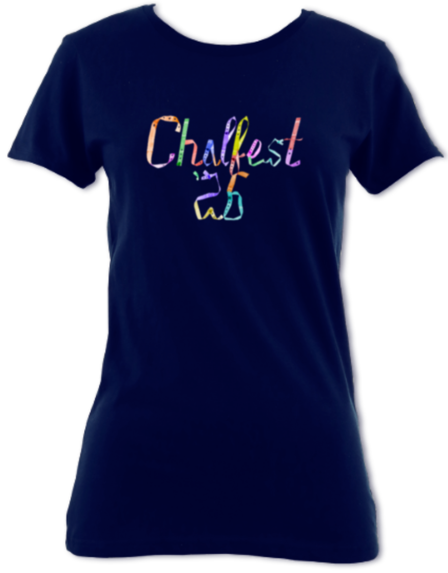 Chalfest '26: Unified Pastels - Women's scoop-neck T-shirt