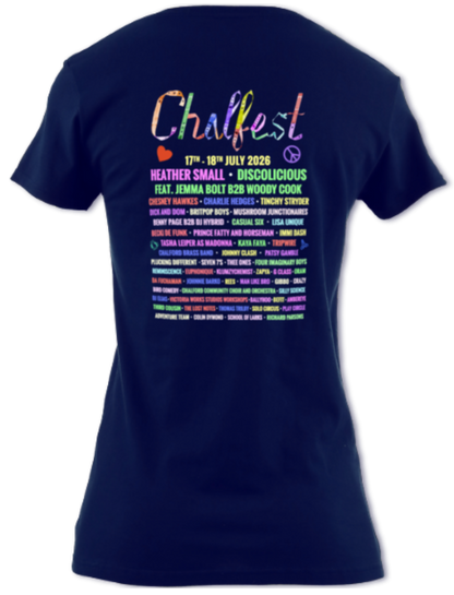 Chalfest '26: Unified Pastels - Women's scoop-neck T-shirt
