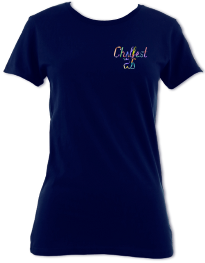 Chalfest '26: Unified Pastels - Women's scoop-neck T-shirt