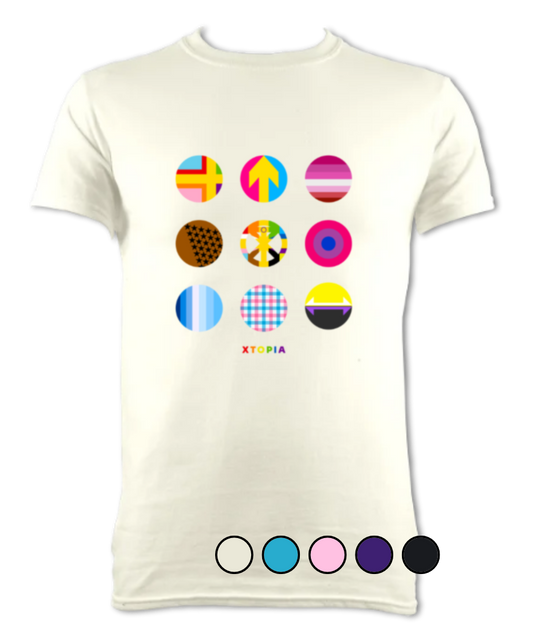 Pride Retro Spots - T-shirt